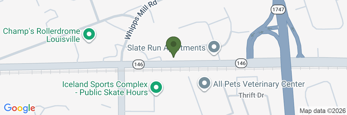 Map showing facility locations