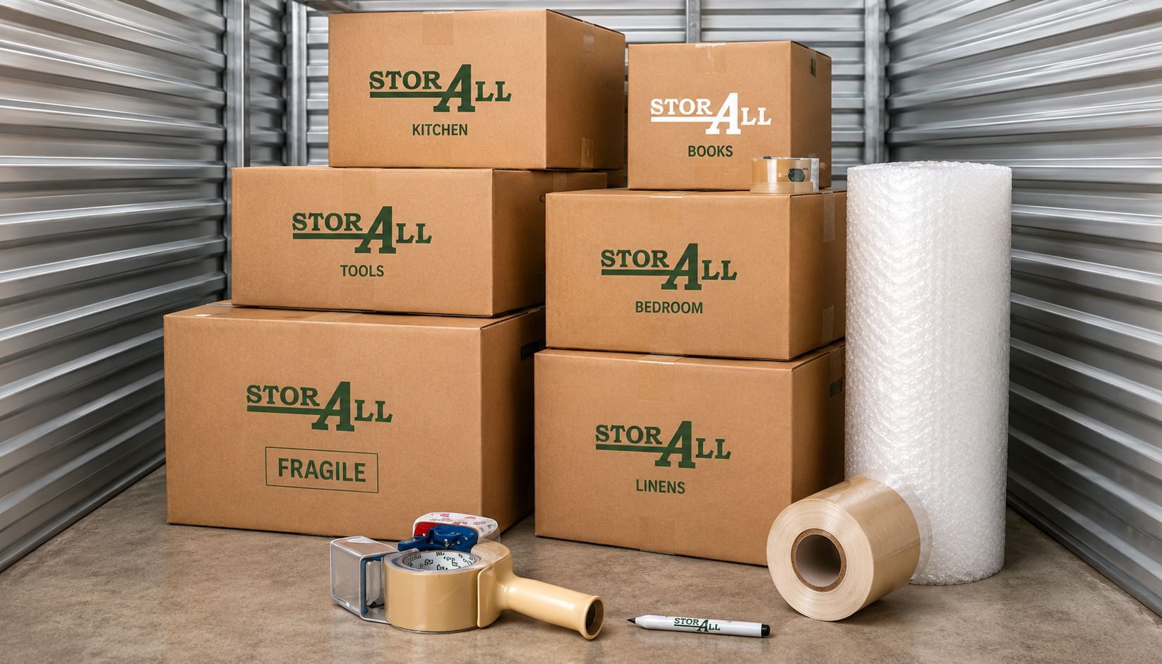 Stor-All packing supplies