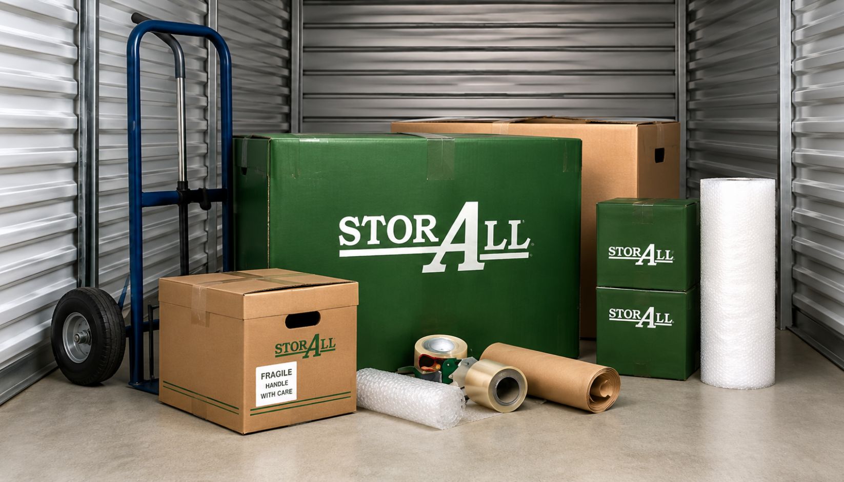 boxes and supplies